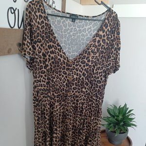 Torrid Cheetah Print Dress Size 2